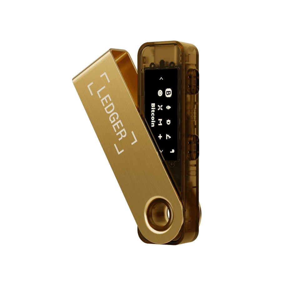 Handys - Anderes Zubehör - Ledger Nano S Plus Gold Crypto Hardware Wallet - LEDGERSPLUSG