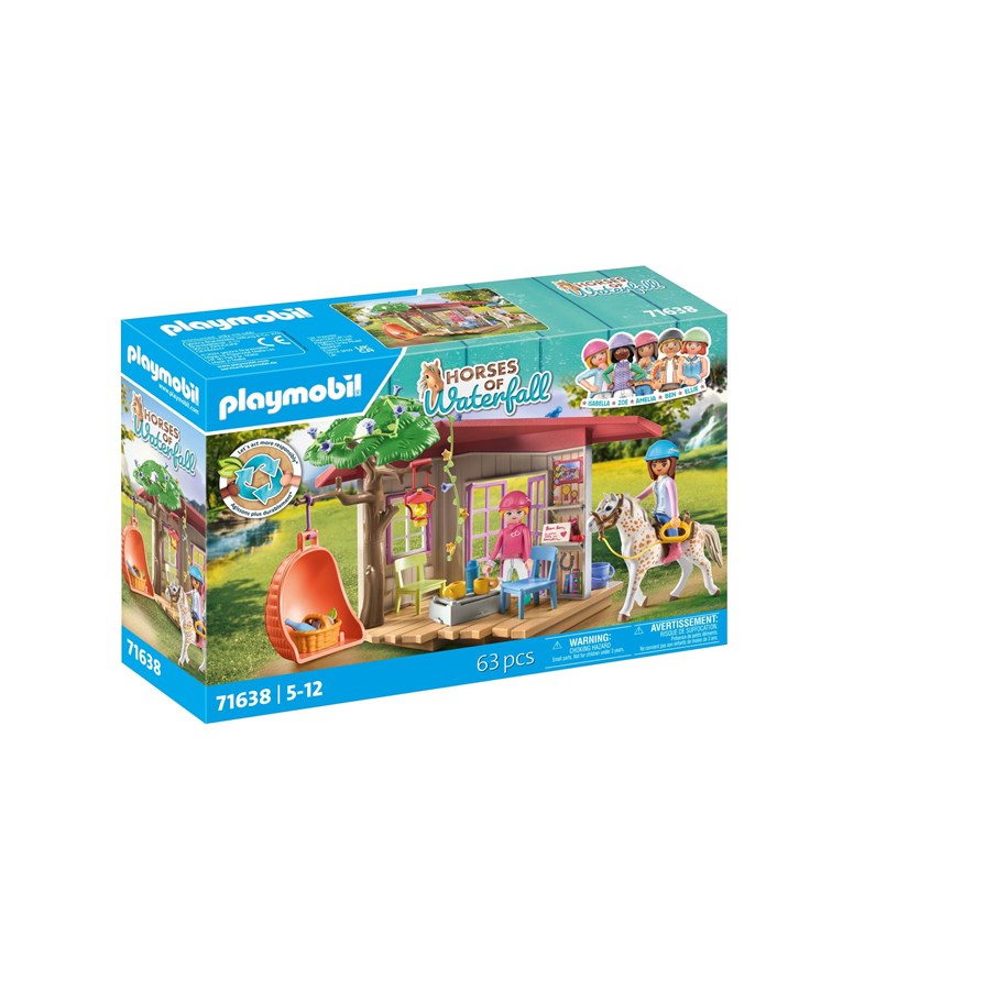 Playmobil - Playmobil Horses of Waterfall - Horses of Waterfall - Horse Fans Clubshouse - 71638