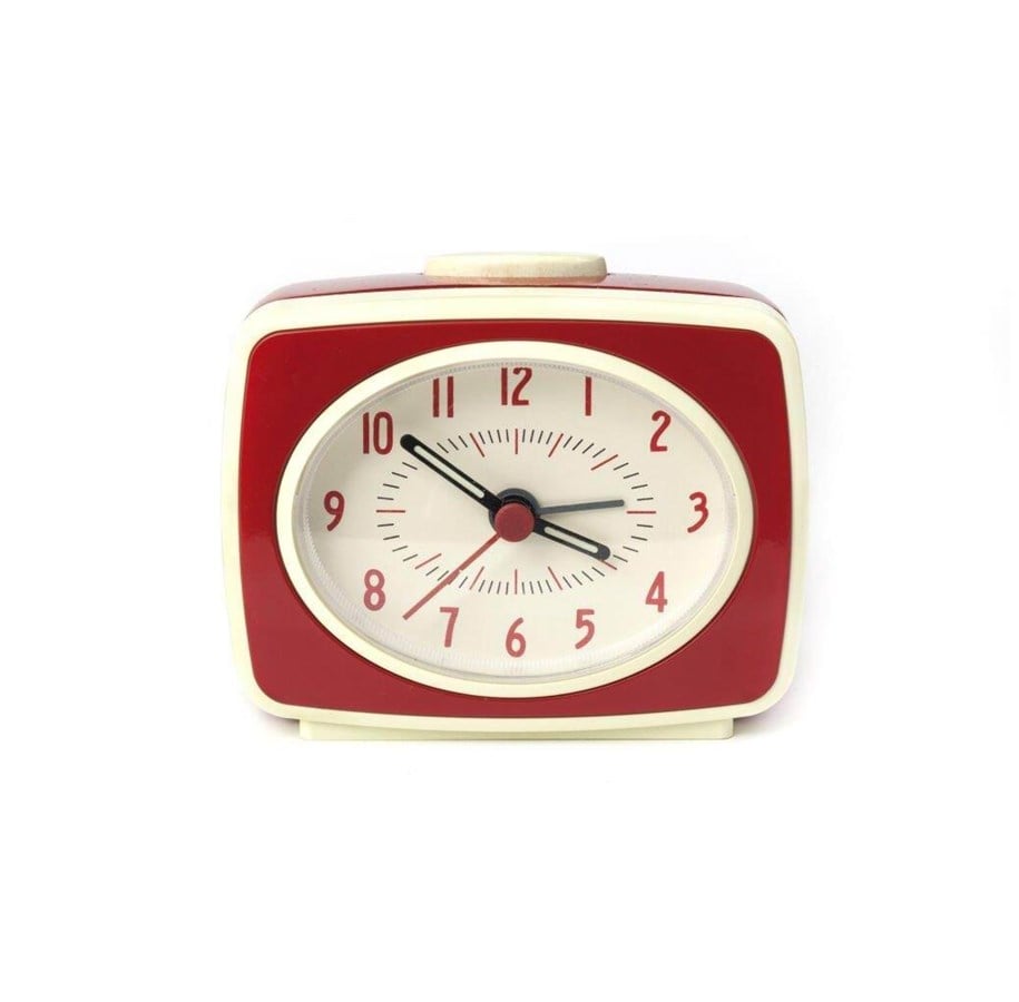 Einrichtung - Kikkerland Small Classic Alarm Clock Red (AC14-RD-EU) - AC14-RD-EU