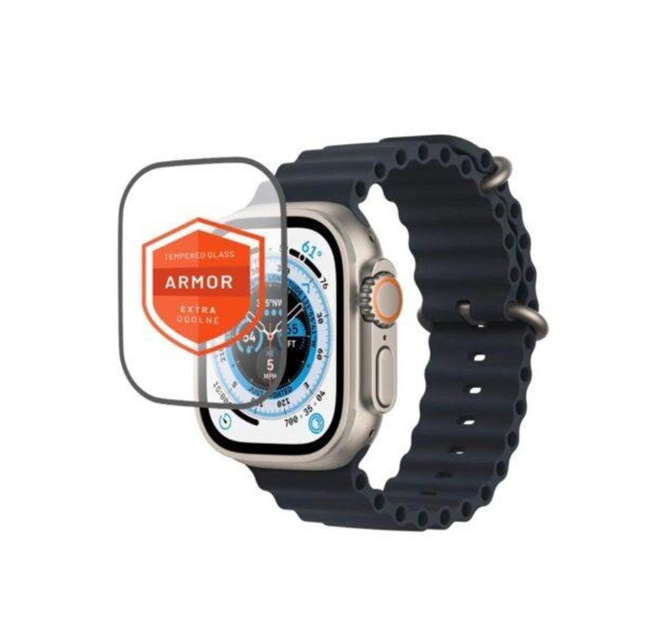 Handys - Schutzfolie - FIXED Armor Protection Glass for Apple Watch Ultra 49mm - FIXGAW-1029