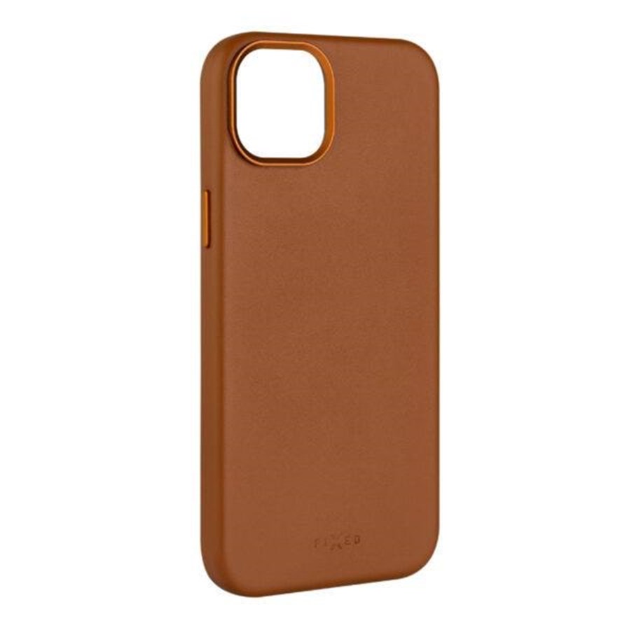 Handys - Cover & Cases - FIXED MagLeather case iPhone 16 - Brown - FIXLM-1400-BRW