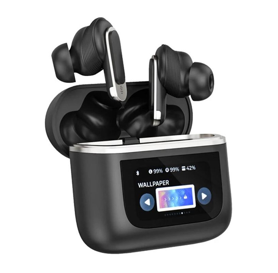 Kopfhörer/Headsets - BlitzWolf Wireless headphones TWS BW-FYE16 ANC (black) - BW-FYE16