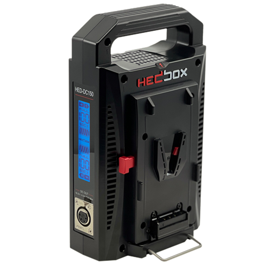 Batterien und Batteriegriffe - HEDBOX HED-DC150V – 2-ch Digital LCD Simultaneous Battery Charger with Power Bank Function - HED-DC150V