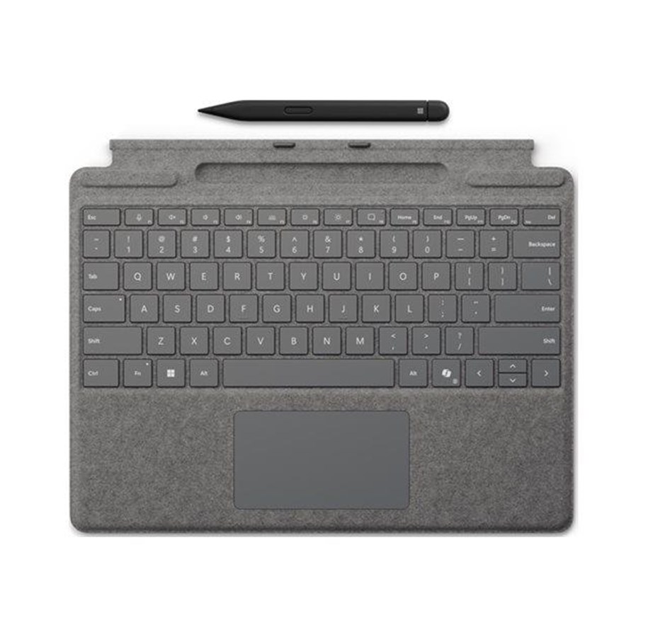 Tastaturen - Microsoft Surface Pro Keyboard - Tastaturen - Nordisch - Grau - 8XA-00246