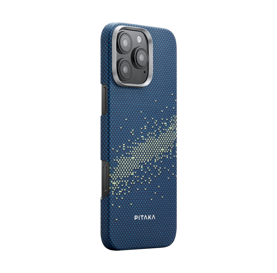 Handys - Cover & Cases - PITAKA StarPeak Luminous Case Milky way galaxy for iPhone 16 Pro - KI1603PMYG
