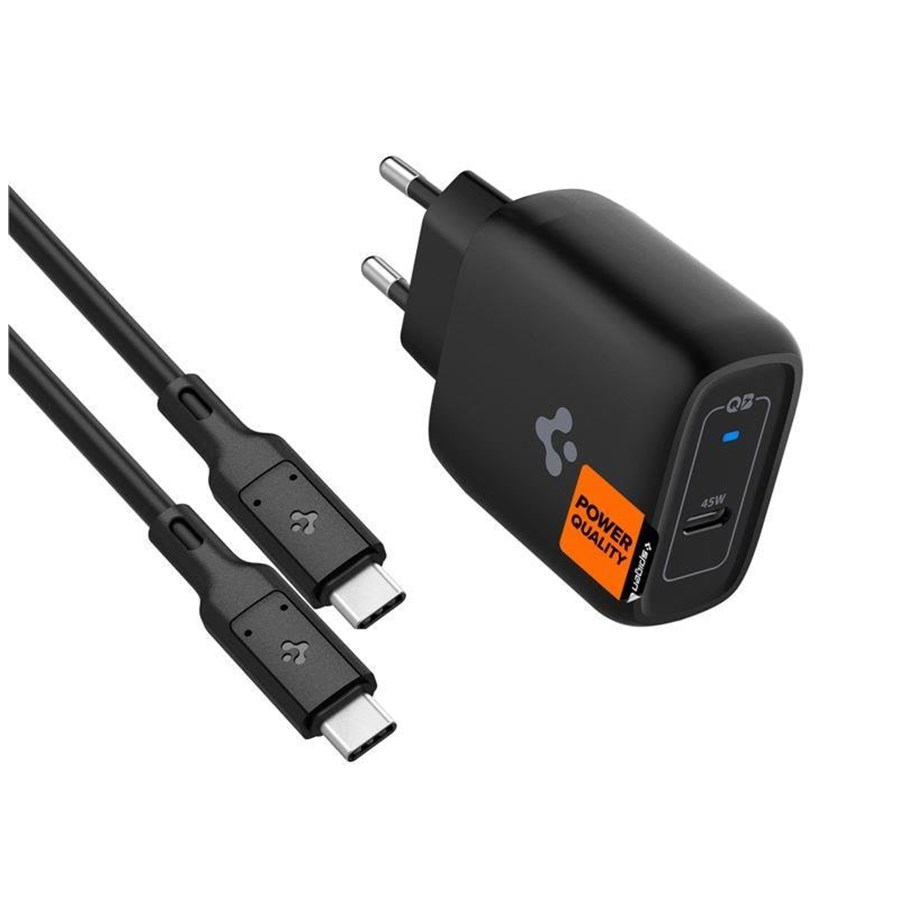 Handys - Adapter und Ladegeräte - Spigen ArcStation Pro 45W Wall Charger - black - ACH02588