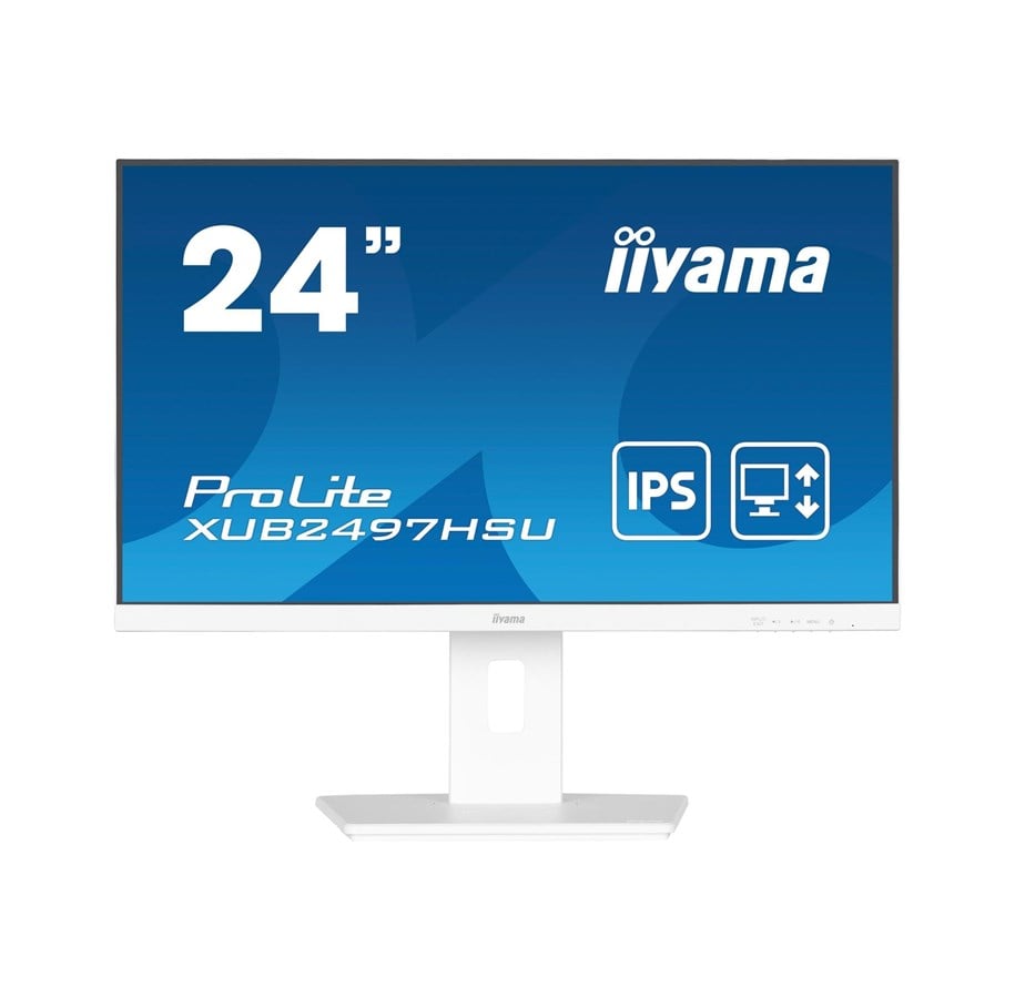 Monitor - 24" iiyama ProLite XUB2497HSU-W2 - 1920x1080 - 100Hz - IPS - XUB2497HSU-W2