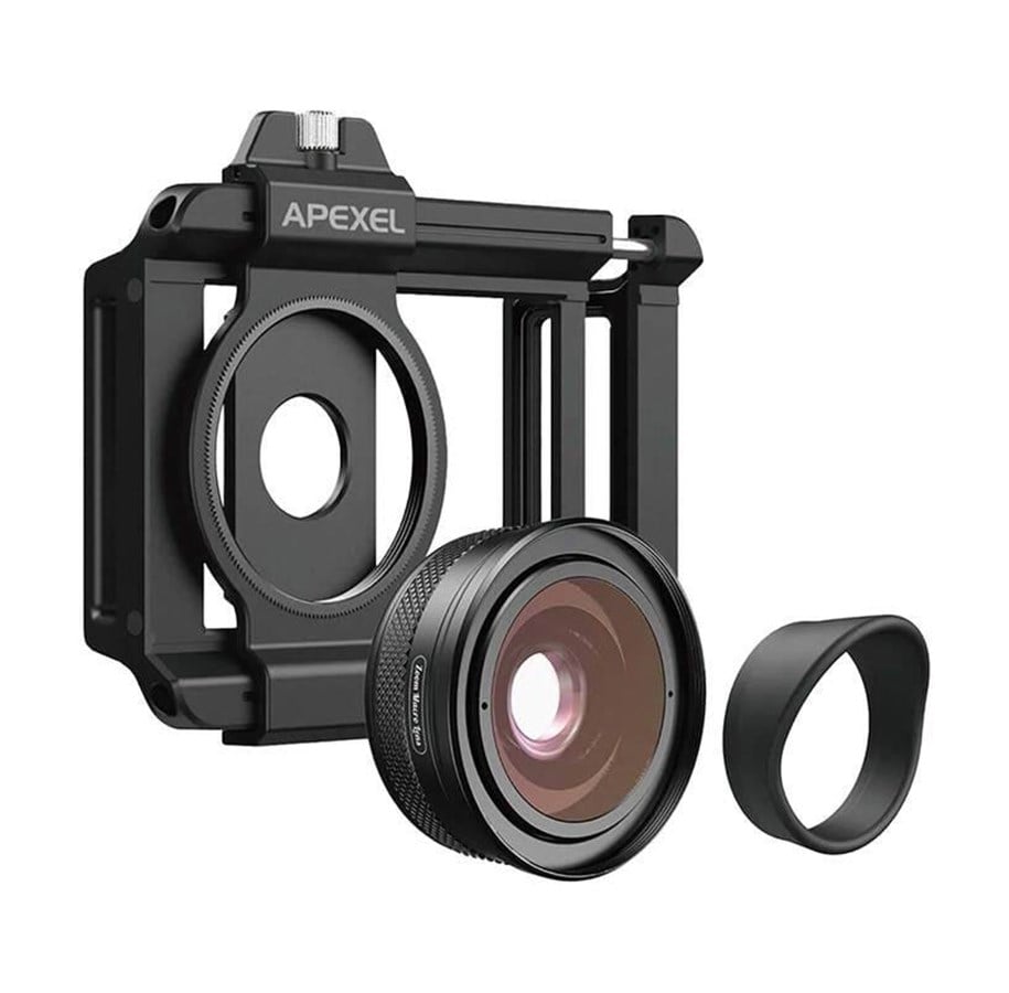 Handys - Anderes Zubehör - APEXEL Macro lens 10-20x for smartphone / phone ZM-100 F1.05 - APL-ZM100