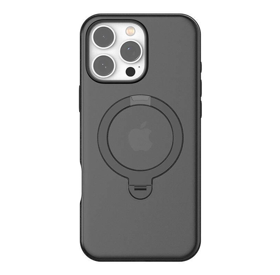 Handys - Cover & Cases - Torras Ostand Spin Case for iPhone 16 ProMax (Black) - X00FX1988