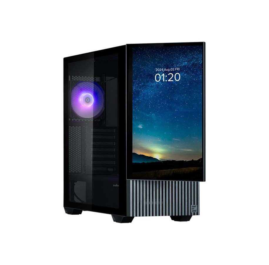 Gehäuse - Zalman Z10 DS - mid tower - ATX - Gehäuse - Tower - Schwarz - Z10 DS Black