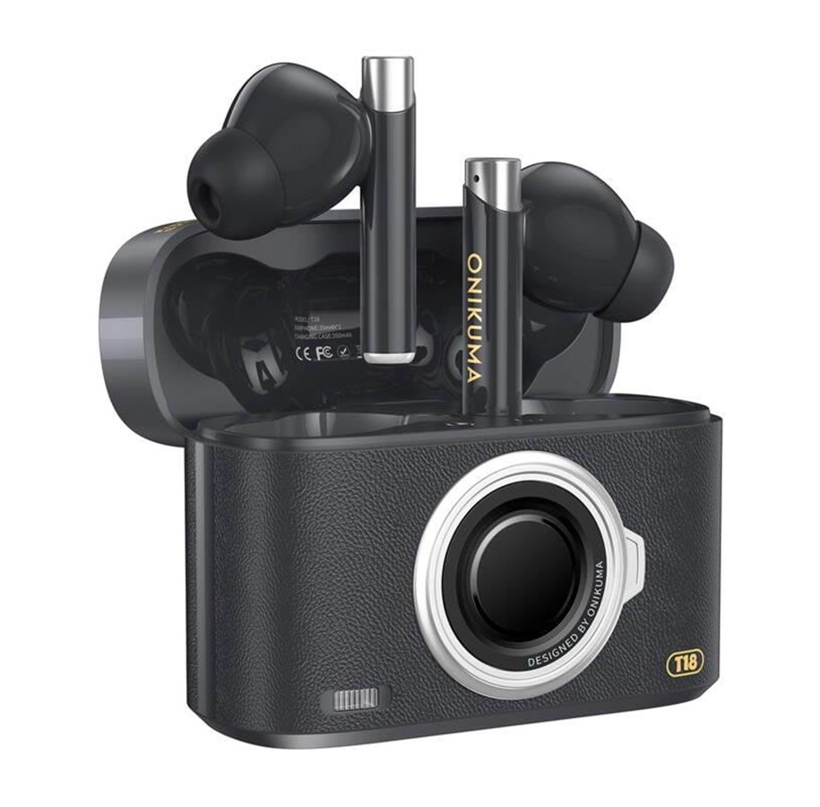 Kopfhörer/Headsets - ONIKUMA T18 in-ear headphones (black) - T18 black