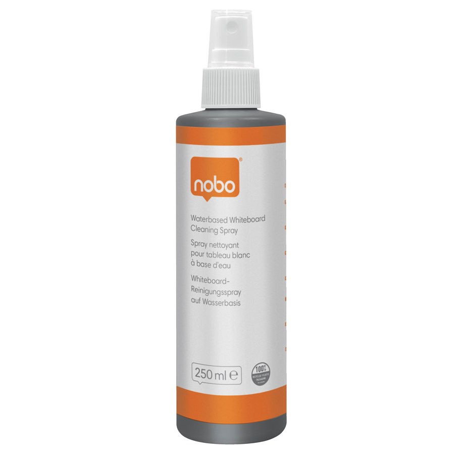 Konferenz und Präsentation - Nobo Whiteboard-Reinigungsspray auf Wasserbasis 250 ml - 1915708