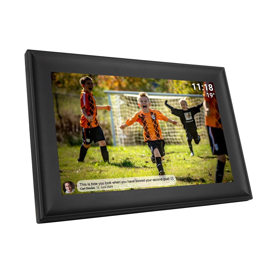 Digitale Bilderrahmen - DENVER FRAMEO PFF-1080B - Black - PFF-1080B