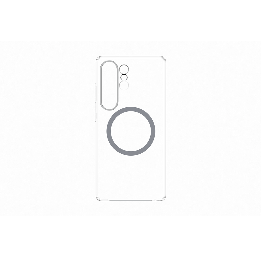 Handys - Cover & Cases - Samsung Galaxy S25 Ultra Clear Magnet Case - Transparent - GP-FPS938SAATW