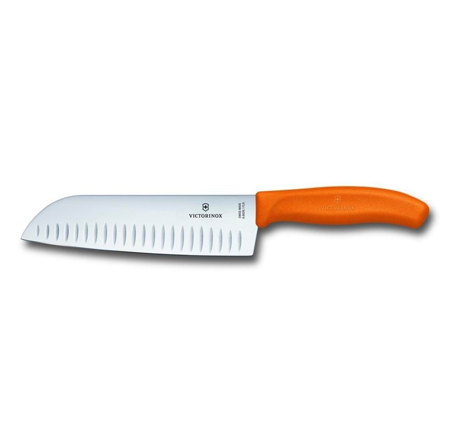 Küchengerät - Victorinox Swiss Classic Santoku Knife - 17cm - Orange - V-6.85 26.17L9B