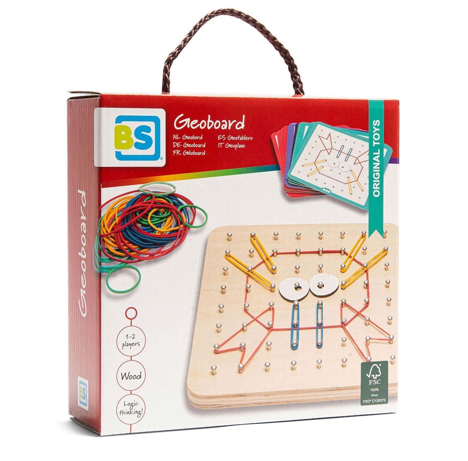 Kreativ-Spiele - BS Toys - Geobord Wood - Child's Play - GA438