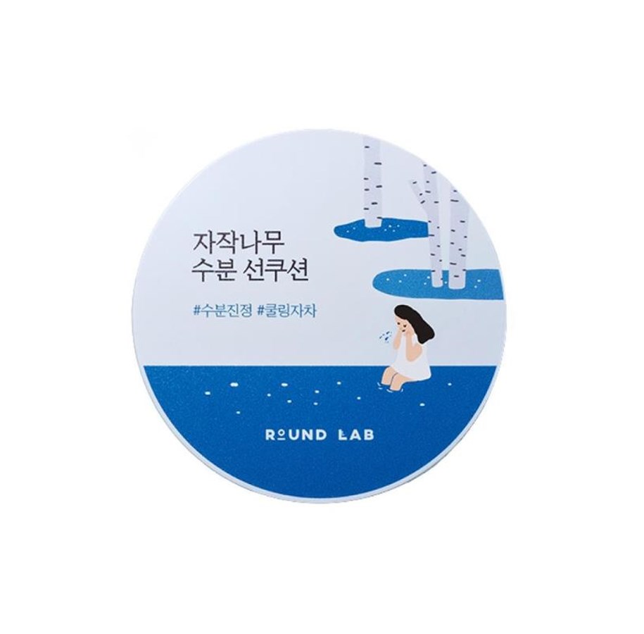 Make-Up - Round Lab - Birch Juice Moisturizing Sun Cushion SPF50+ PA++++ - RLSM04-SCCU