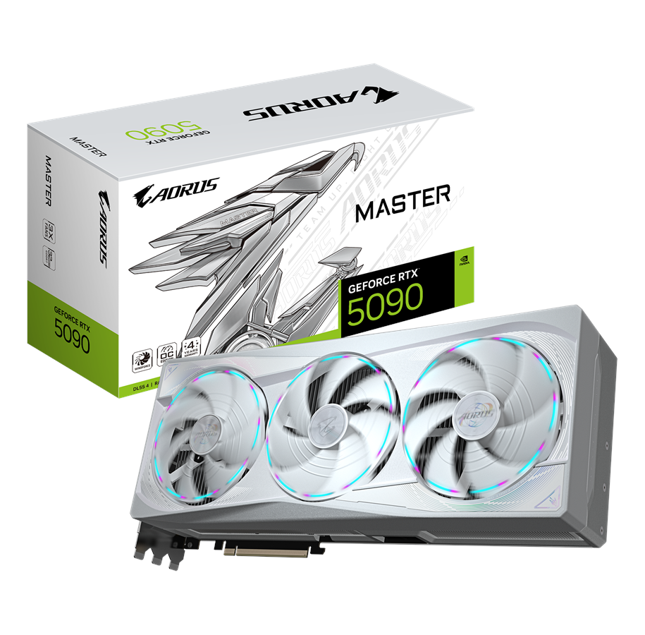 Grafikkarte - GIGABYTE GeForce RTX 5090 AORUS Master ICE - 32GB GDDR7 RAM - Grafikkarte - GV-N5090AORUSM ICE-32GD