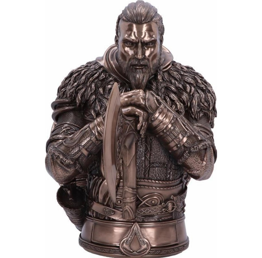 Merchandise - Nemesis Now - Assassin's Creed Valhalla Eivor Bust (Bronze) 31 cm - Figur - B6269X3