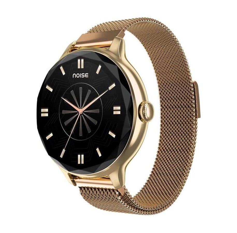 Smartwatches, Pulsuhren, Sportuhren & Schrittzähler - Noise Diva Smartwatch (Gold) - Diva Gold
