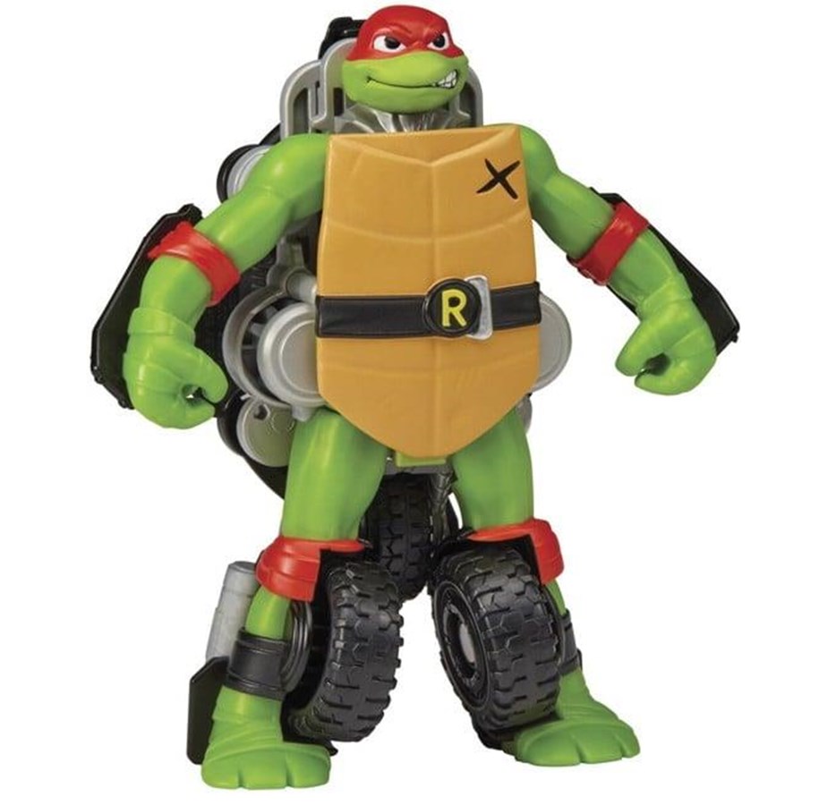 Figuren - Character Turtles - Mutant Mayhem Transformer Turtle - Raphael - 0043377842927