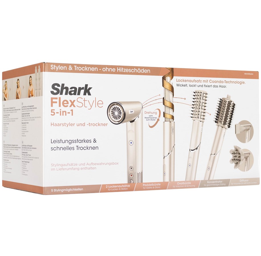 Haartrockner / Föhne - Shark Haartrockner / Föhne - FlexStyle HD440SLEU - 1400 W - HD440SLEU