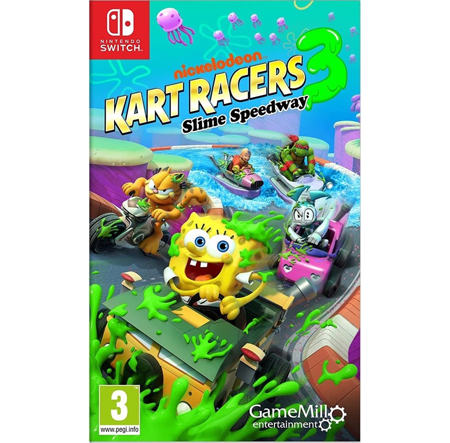 Spiele - Nickelodeon Kart Racers 3: Slime Speedway (Code in a Box) - Nintendo Switch - Rennspiel - PEGI 3 - 5060968302399