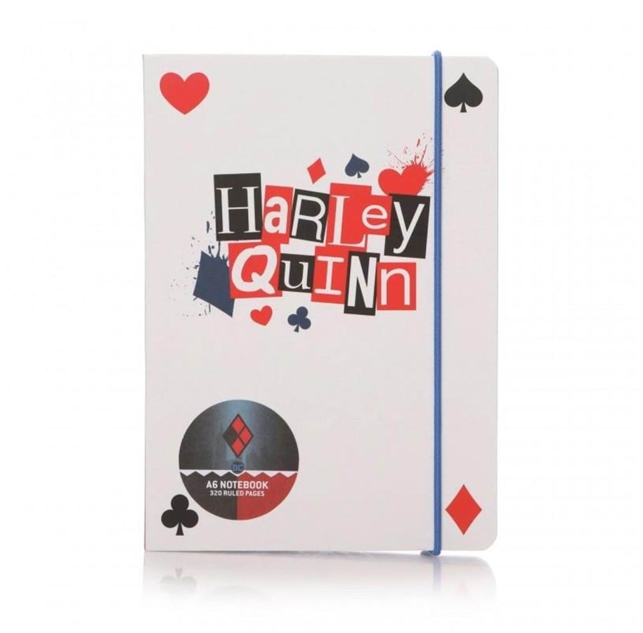 Blöcke, Formulare und Notizbücher - Half Moon Bay DC Comics Harley Quinn Notebook A6 320 Pages - NBA6HQ01