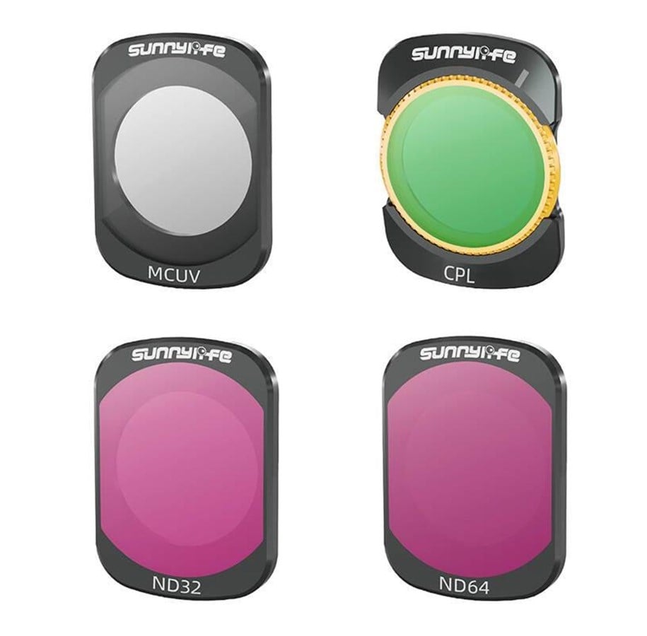 Fotofilter - Sunnylife MCUV CPL ND32 ND64 filters for DJI Osmo Pocket 3 - OP3-FI858