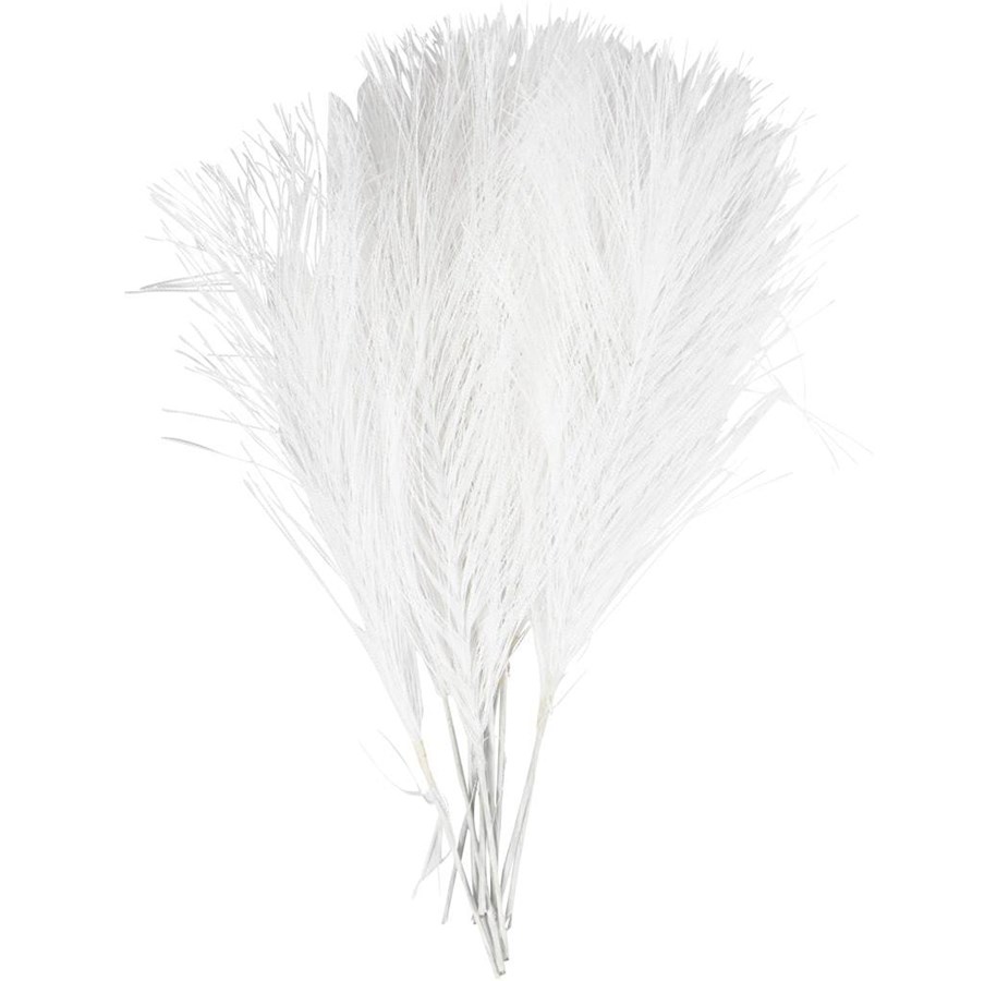 Kreativ-Spiele - Creativ Company Artificial feathers White 10 pcs. - 518050