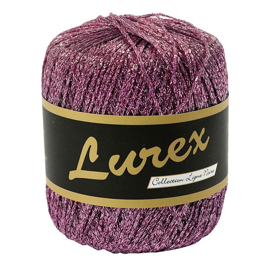 Kreativ-Spiele - Creativ Company Lurex Glitter Yarn Purple 160m - 421470