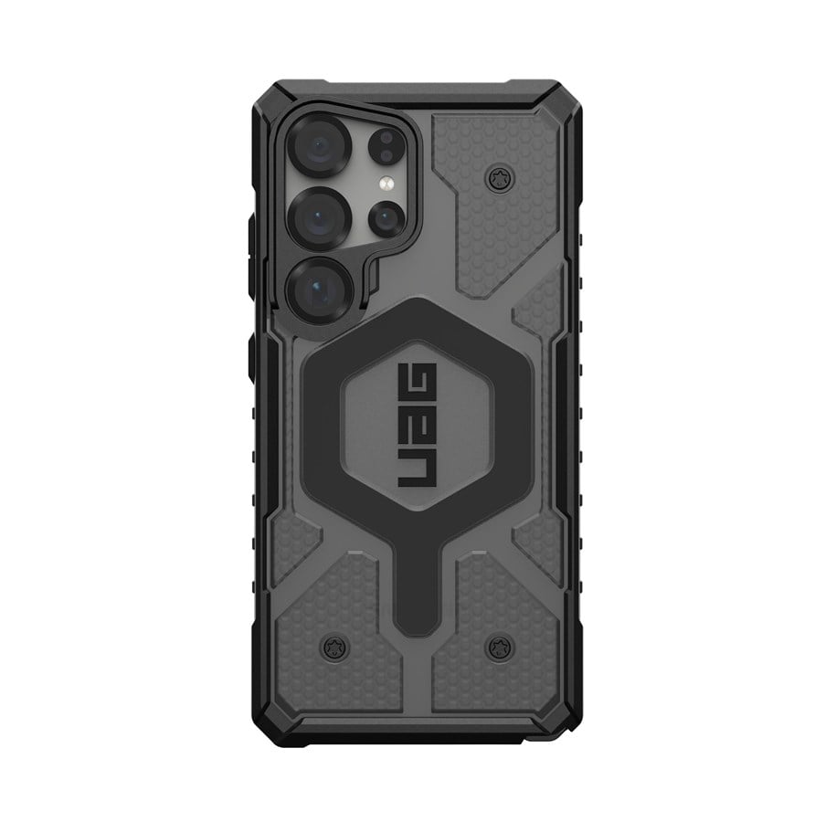 Handys - Cover & Cases - UAG Pathfinder Clear w/Magnet Ash - Samsung Galaxy S25 Ultra - 214483113131