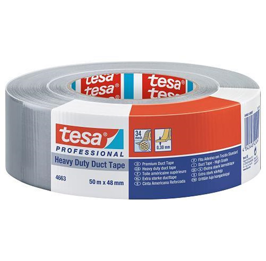 Klebeband und Kleber - tesa Professional Heavy Duty Duct Tape - 04663-00007-02