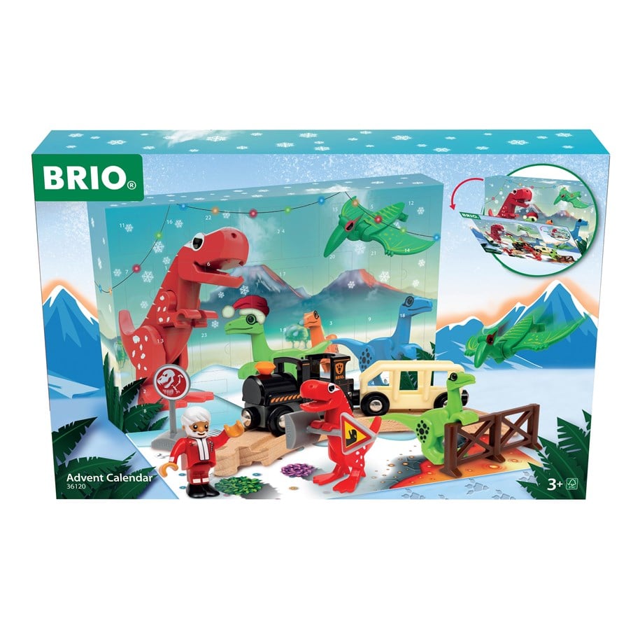 Weihnachtskalender - Brio 36120 Dinosaurier Adventskalender 2025 - 36120