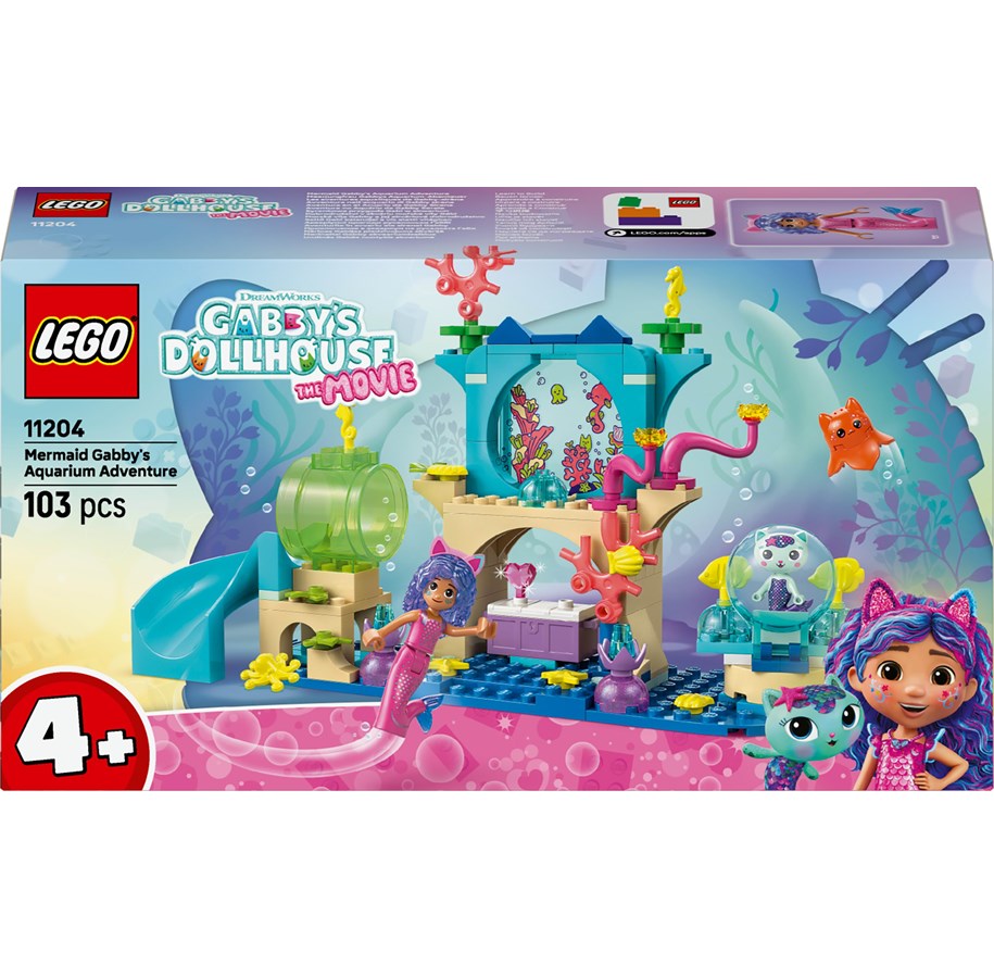LEGO®  - LEGO Gabby's Dollhouse 11204 Meerjungfrau Gabbys Aquarium Abenteuer - 11204