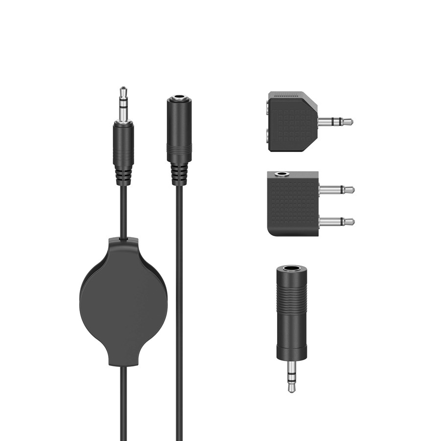 Andere Kabel - Hama Adapter Kit Incl. Cable 3.5mm Roll-Up 1.2m - X1122369