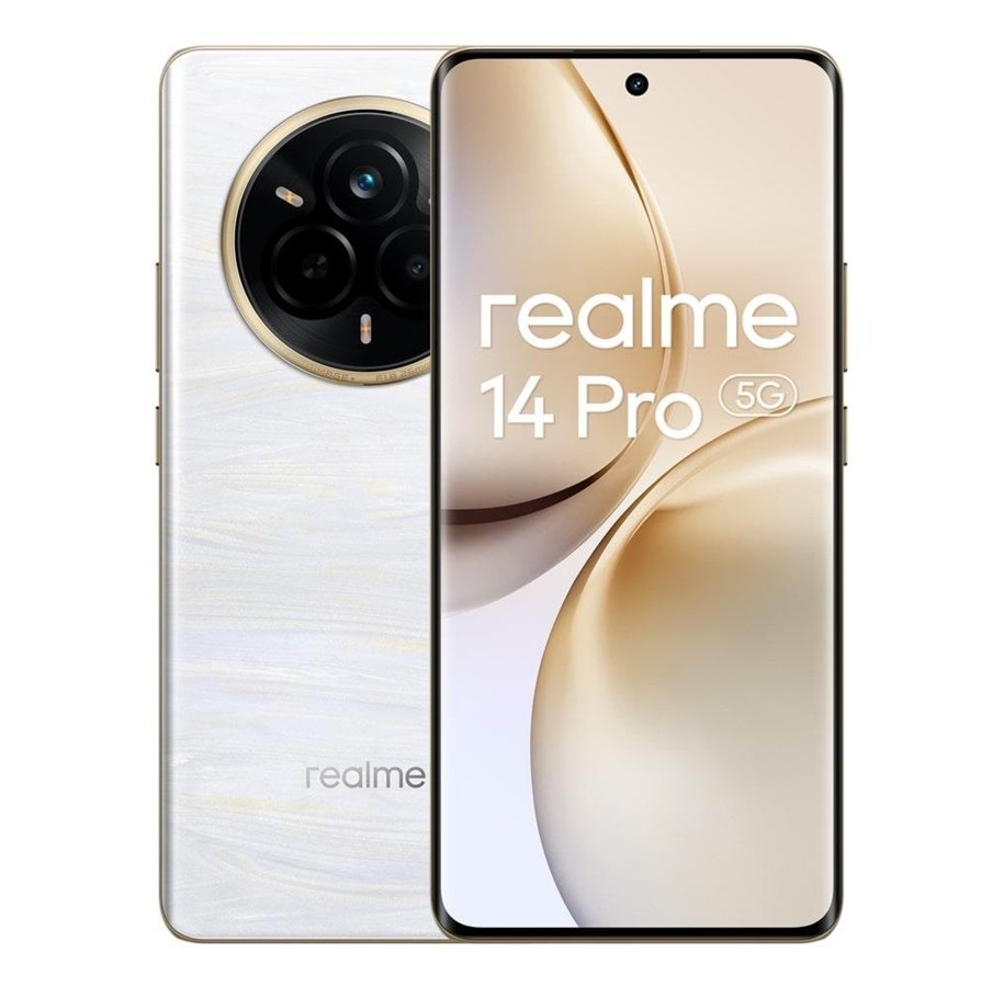 Handys & Smartphones - realme 14 Pro 5G 512GB/12GB - Pearl White - 631011005704