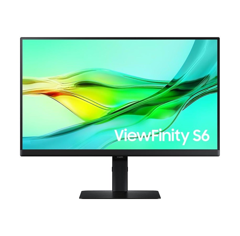 Monitor - 24" Samsung ViewFinity S6 S24D604UAU - 2560x1440 (QHD) - 100Hz - IPS - 90W USB-C - KVM switch - LS24D604UAUXEN