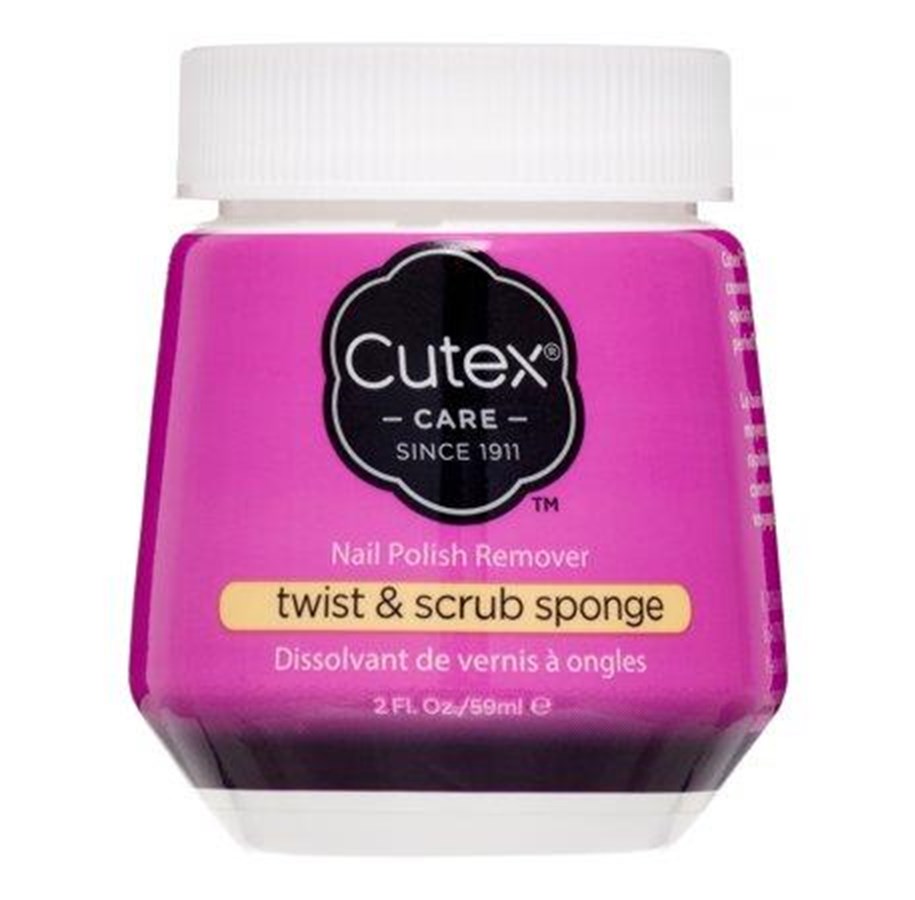 Make-Up - CUTEX Nail Polish Remover Twist & scrub sponge - 30600172011