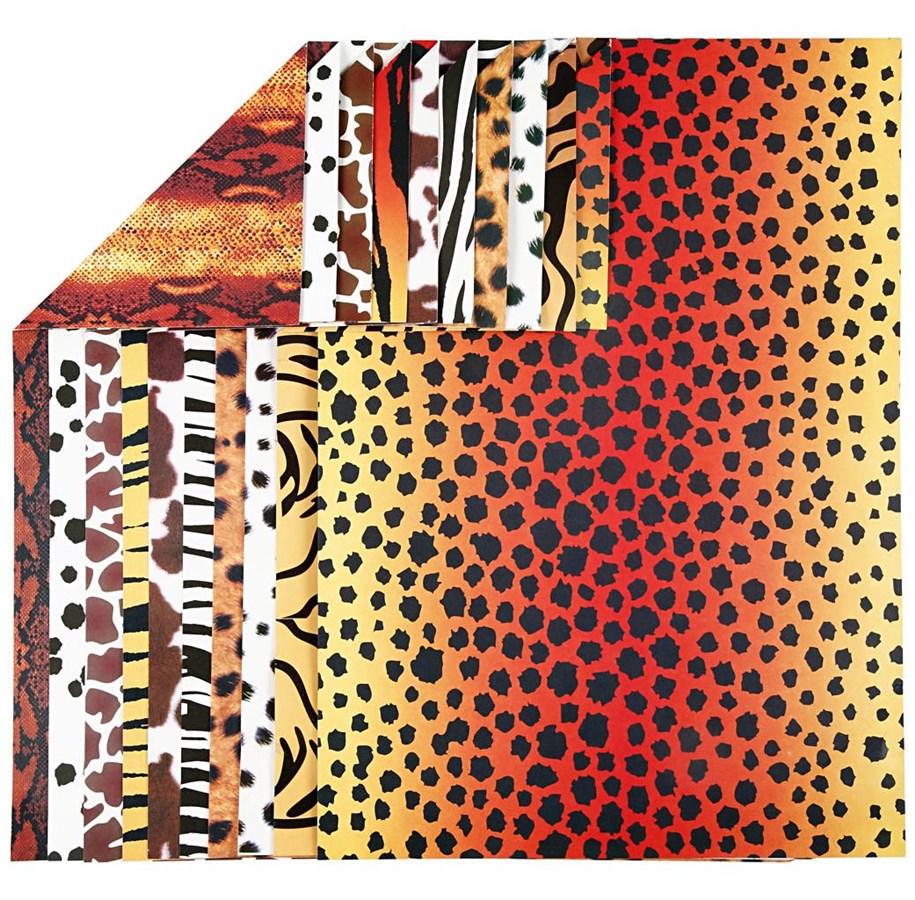 Kunst & Handwerk Ausstattung - Creativ Company - Animal motifs Cardboard A4 10 sheets - 229840