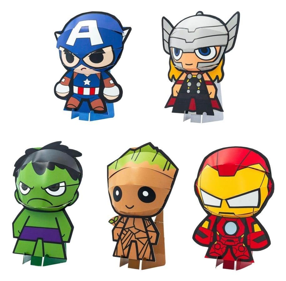 Figuren - Canenco Fold your own Marvel 3D Figure Cardboard - MV24335