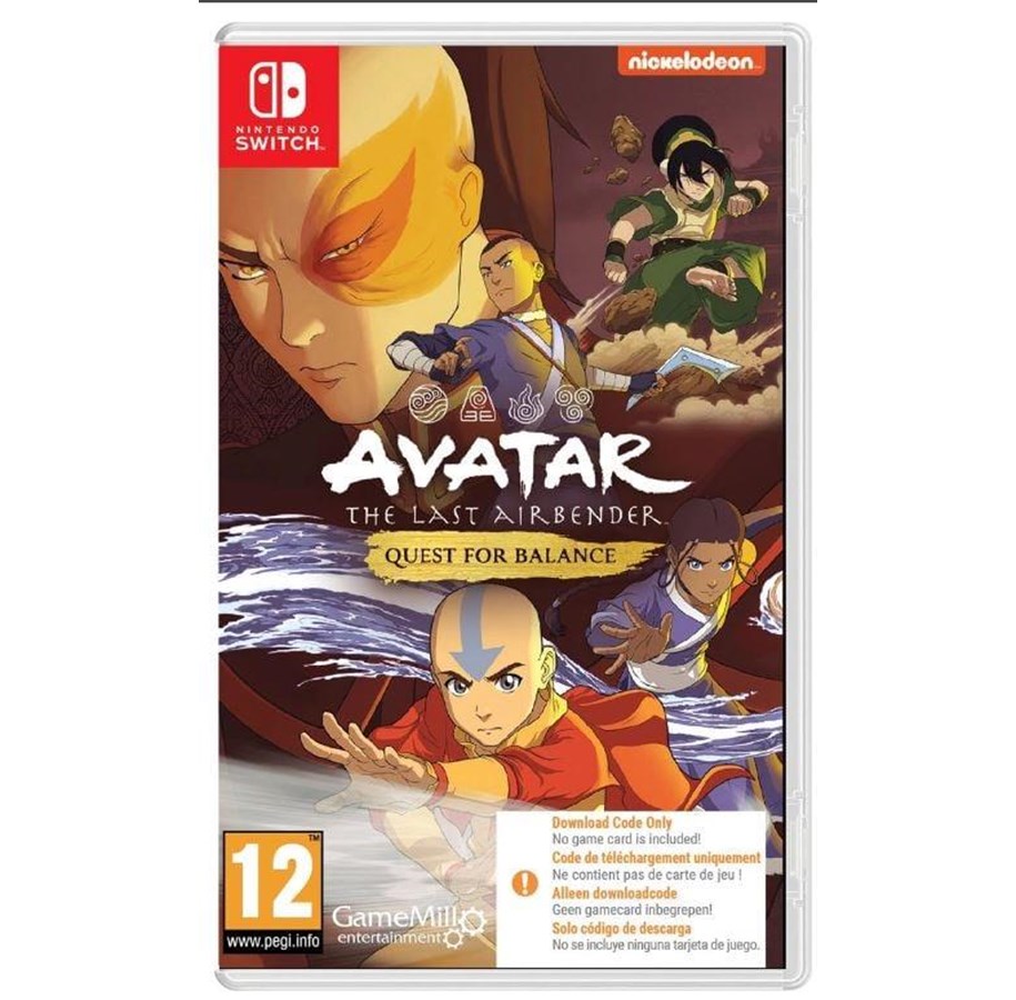 Spiele - Avatar: The Last Airbender - Quest for Balance (Code in a Box) - Nintendo Switch - Action - PEGI 12 - 5060968302429