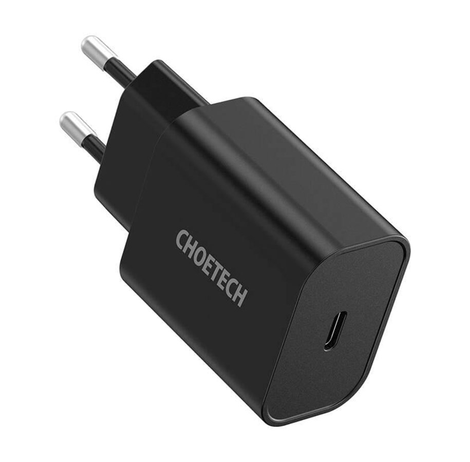 Handys - Adapter und Ladegeräte - Choetech Charger Q5004-BK-V2 PD20W (Black) - Q5004-BK-V2