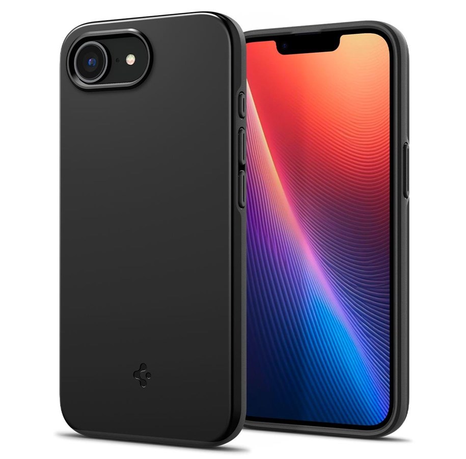 Handys - Cover & Cases - Spigen Thin Fit MagSafe - Black - iPhone 16e - ACS09135