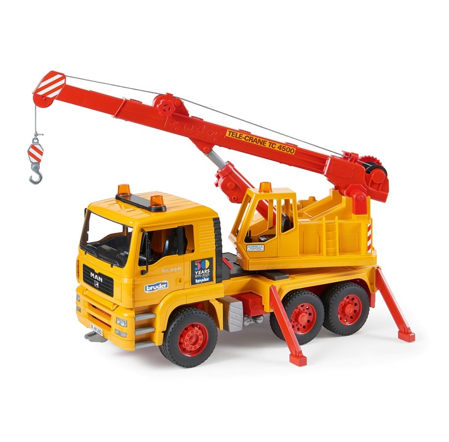 Spielzeugauto - Bruder MAN TGA Crane truck - 01054