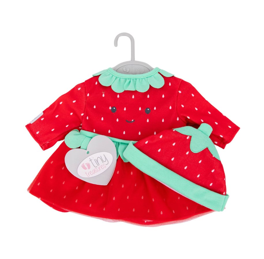 Dolls & Accessories - Tiny Treasures Strawberry Cutie Doll Outfit - 30612