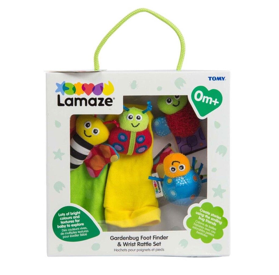 Baby Spielzeug - Lamaze Gardenbug Wrist Rattle Set - 941-27634