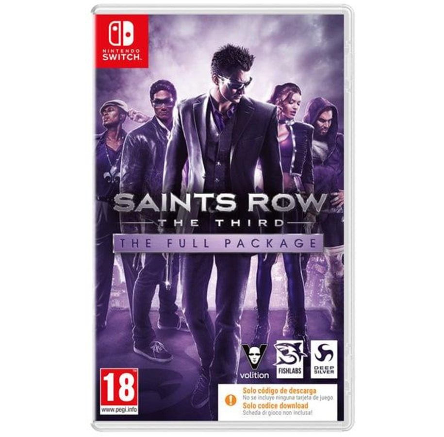 Spiele - Saints Row: The Third - The Full Package (Code in a Box) - Nintendo Switch - Action - PEGI 18 - 4020628671082