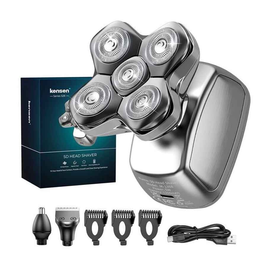 Haarschneidegeräte - Kensen Body trimmer Body Trimmer 6D 05-KGTJ41-10A (Silver) - 05-KGTJ42-0QA