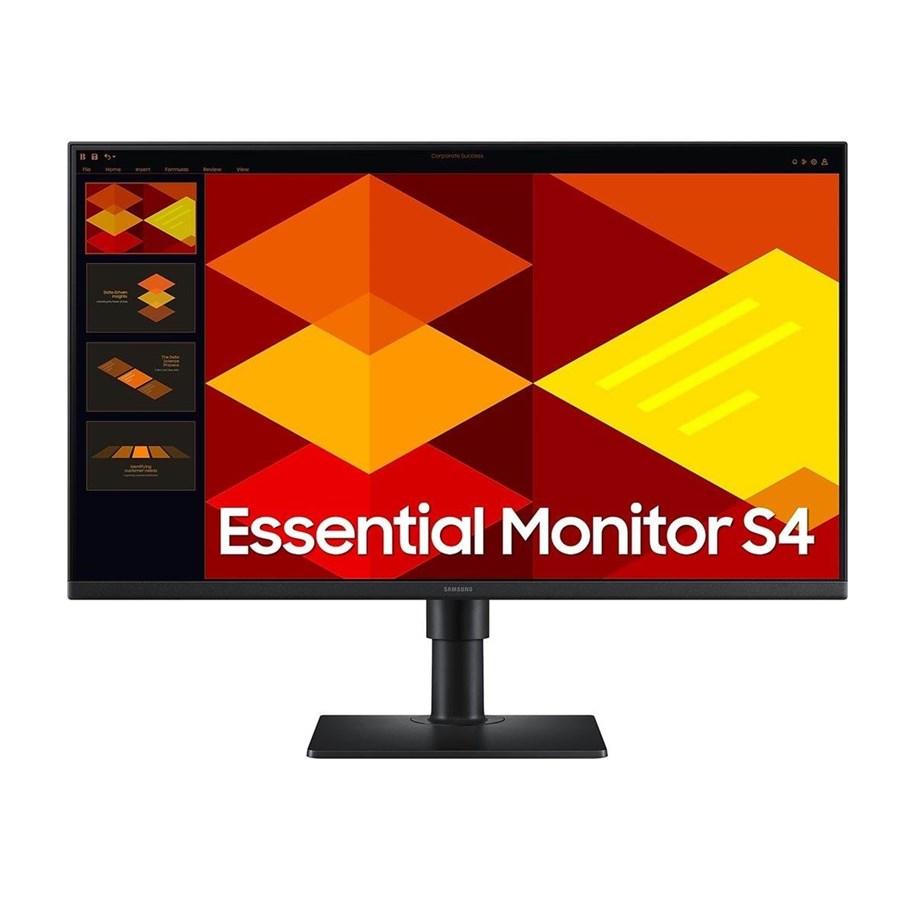 Monitor - 27" Samsung Essential S4 S27D402GAU - 1920x1080 (FHD) - 100Hz - IPS - LS27D402GAUXEN